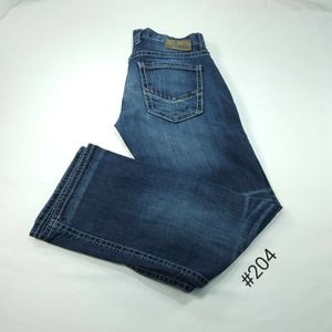 BKE Carter Medium Wash Casual Button Zip Denim Jeans Womens Size 30S Blue